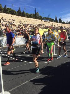 Jette Schønning gennemført Athen Marathon