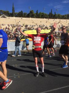 Svend Mosbech Madsen gennemført Athen Marathon