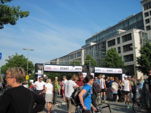 Start - mål område