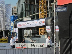 Start - mål område