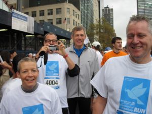 Grindsted Motion løbere til Friendship run - New York marathon