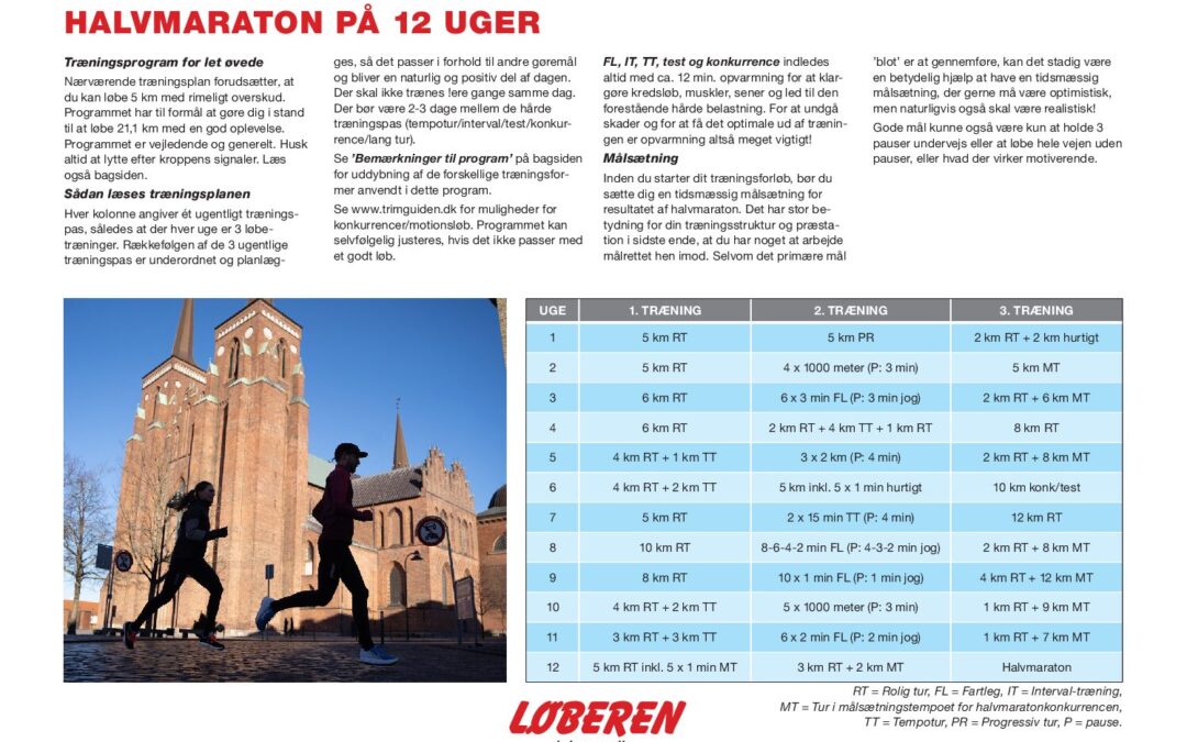 Halvmaraton på 12 uger